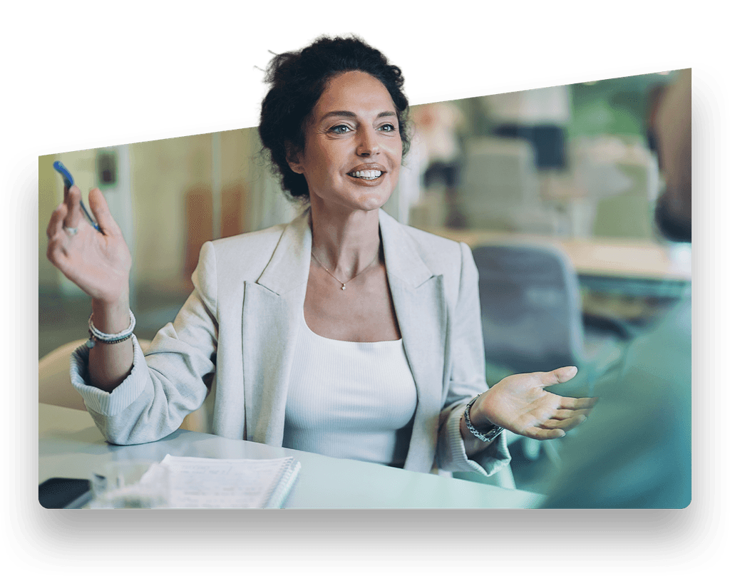 lady-talking-during-meeting